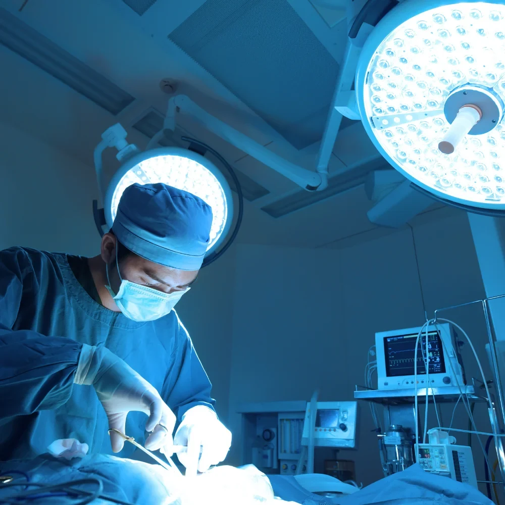 Oral surgeon performing dental surgery in Kitchener