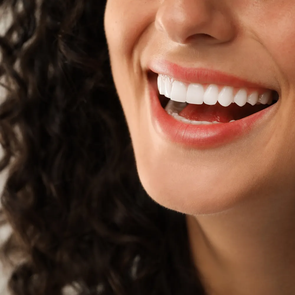 Patient smiling during dental visit at Homer Watson Dental
